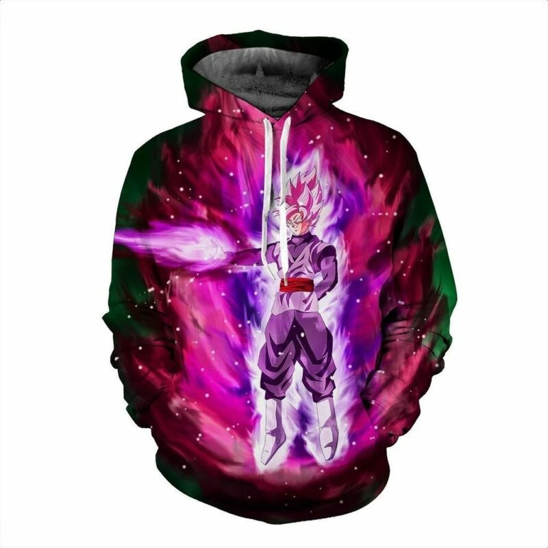 Goku Cartoon Dragon Ball 2 Over Print 3d Hoodie Zip Hoodie