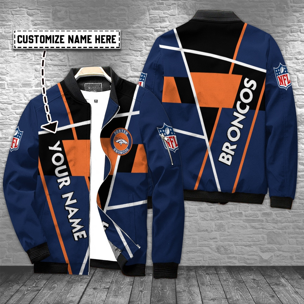 Denver Broncos Personalized Bomber Jacket BG863