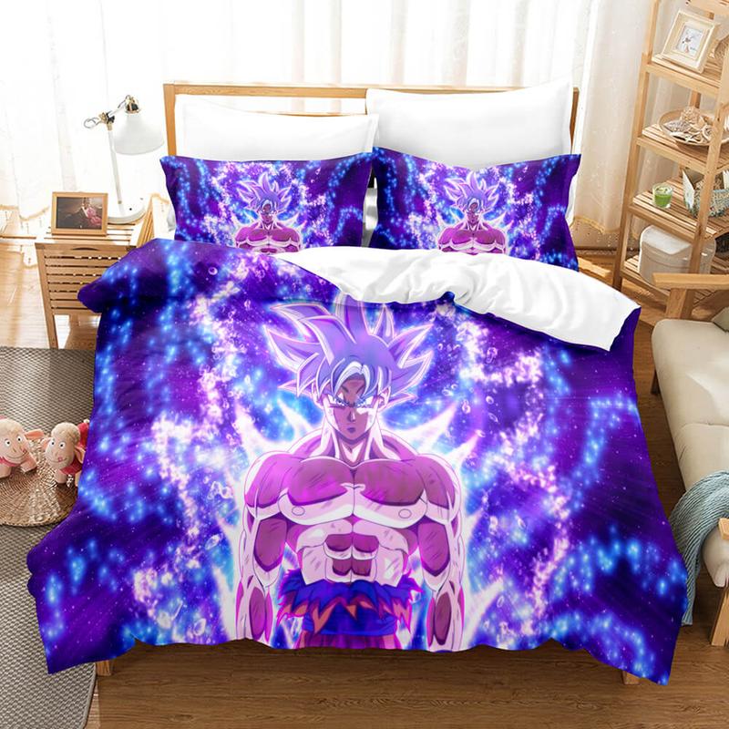 Dragon Ball Bedding Set Dragon Ball Son Goku Graphic Duvet Covers