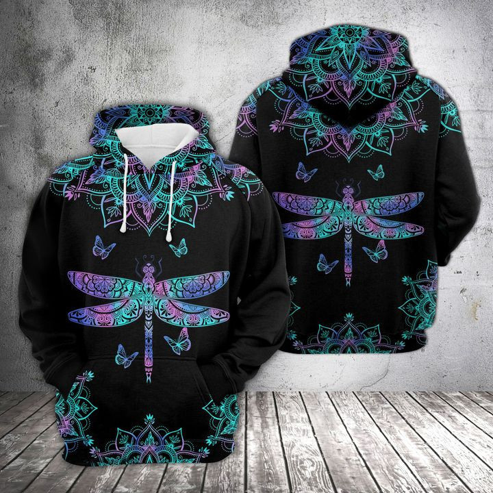 Beautiful Dragonfly 3D All Over Print Hoodie & Zip Hoodie