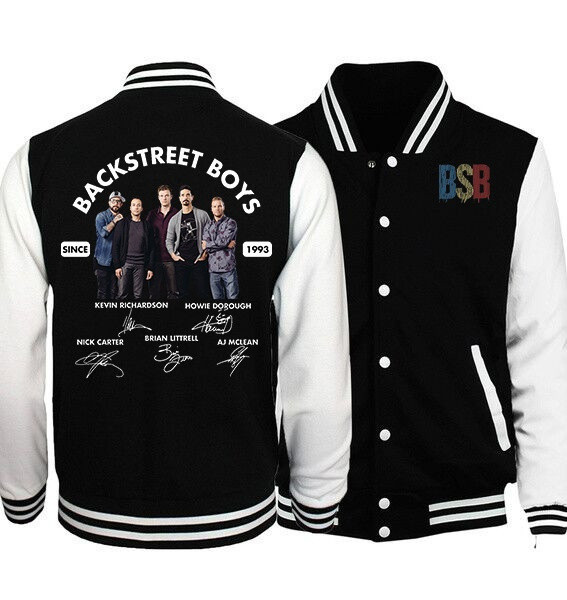 Backstreet Boys Music Band Since 1993 Signature 1k645 Gift Lover Baseball Jacket 114