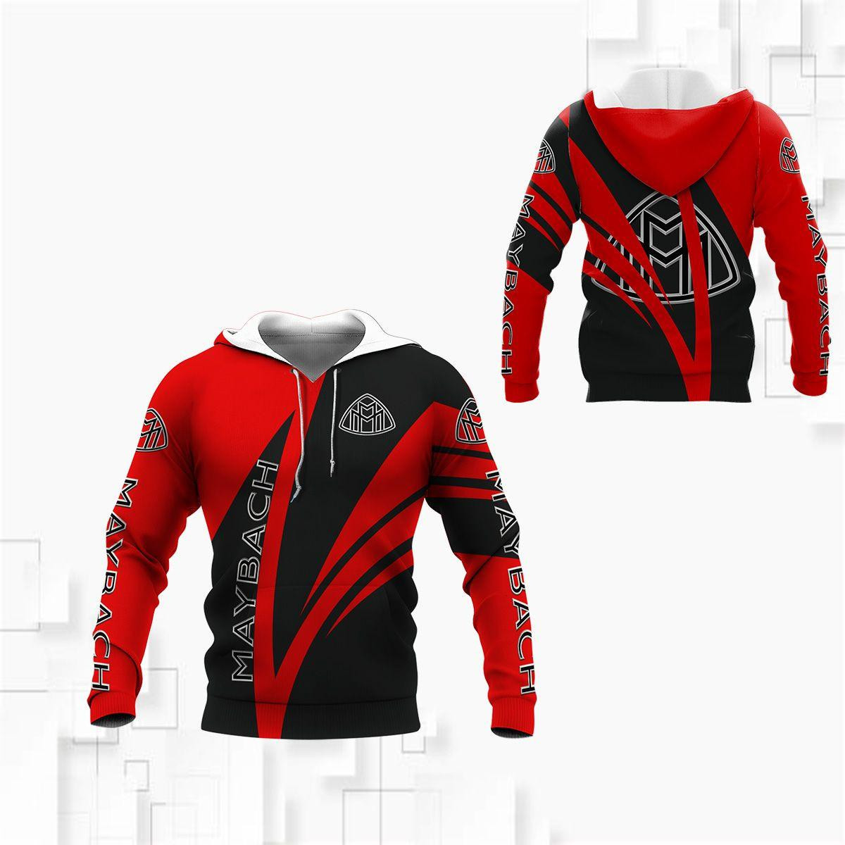 Maybach Shirt 1031, 3d Hoodie Zip Hoodie