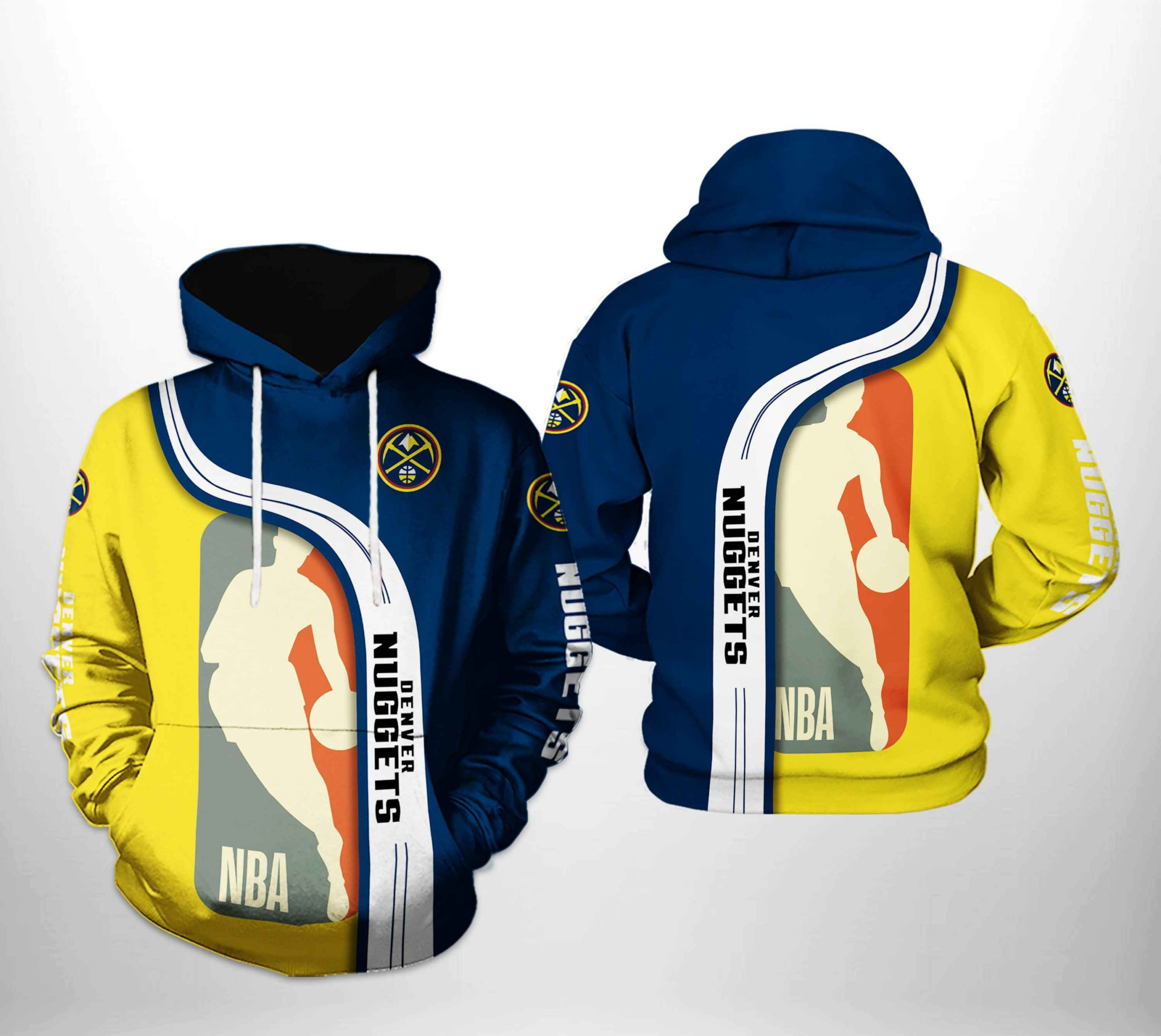 Denver Nuggets Team 3D All Over Print Hoodie & Zip Hoodie