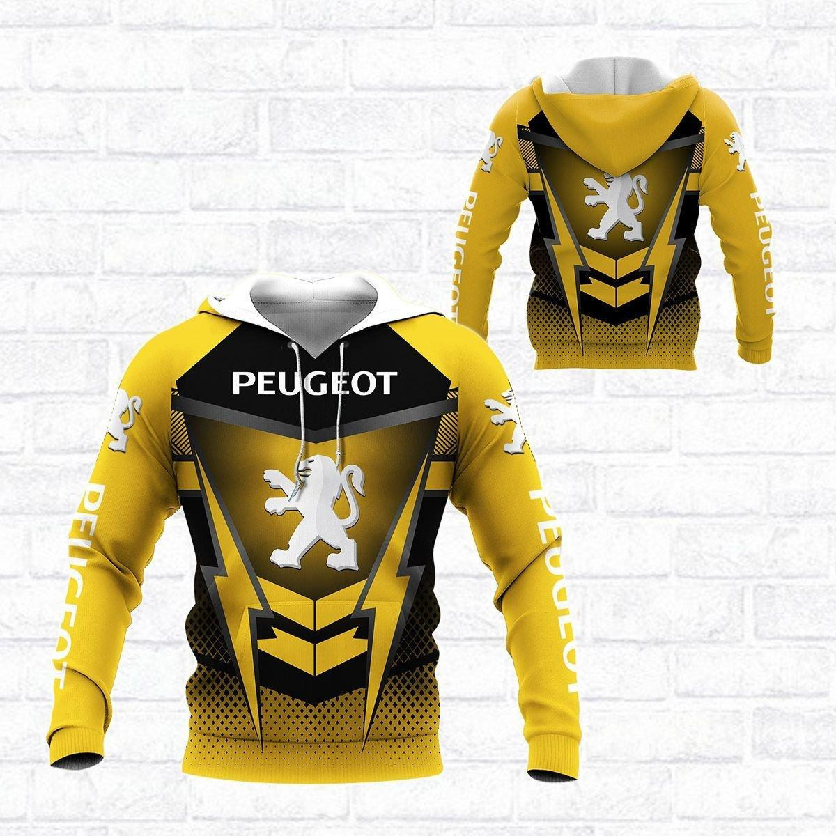 Peugeot Shirt 463, 3d Hoodie Zip Hoodie