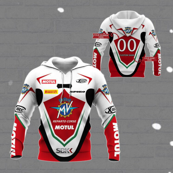 Custom Name Number Mv Agusta Racing Shirt 416, 3d Hoodie Zip Hoodie 1432