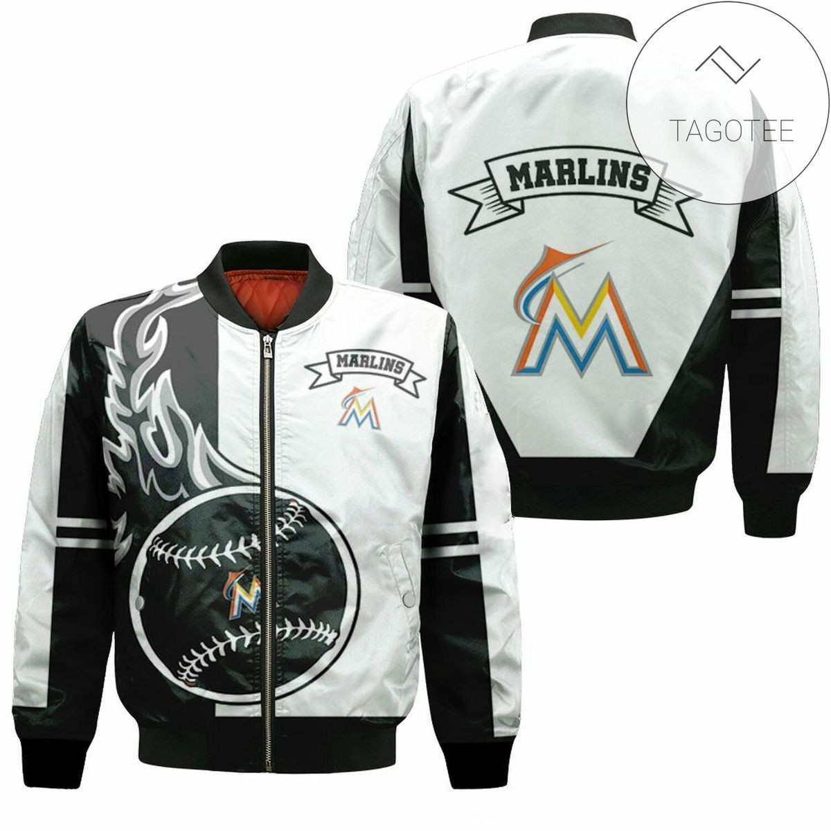 Miami Marlins Bomber Jacket V6