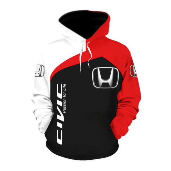 Honda Motor 6 Fan Gift, Honda Motor Aop Hoodie