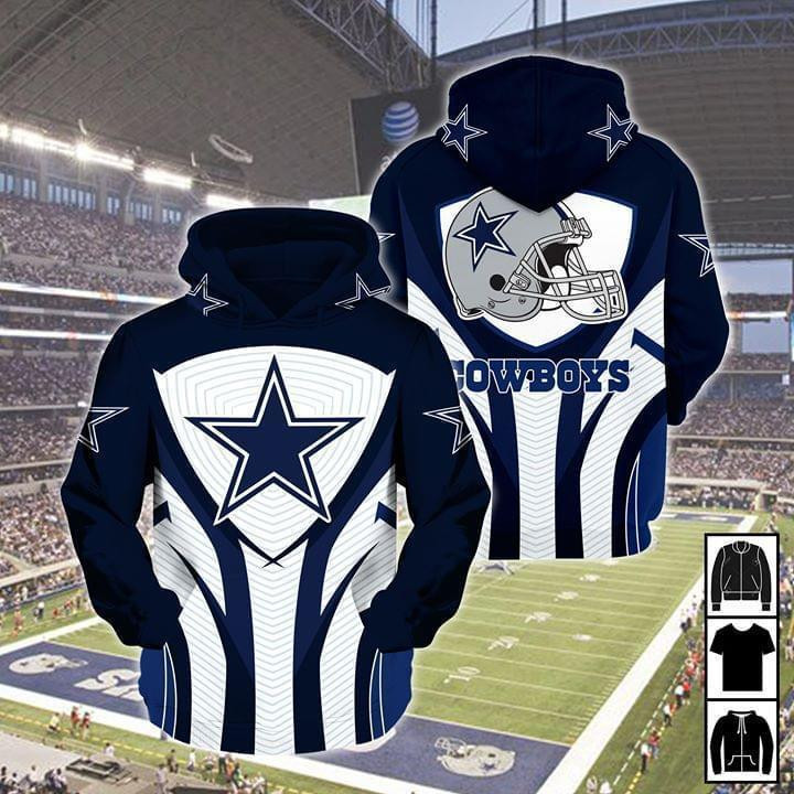 Cowboys 3D All Over Print Hoodie & Zip Hoodie