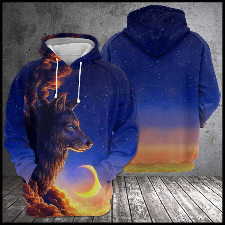 Lone Wolf 3D All Over Print Hoodie & Zip Hoodie