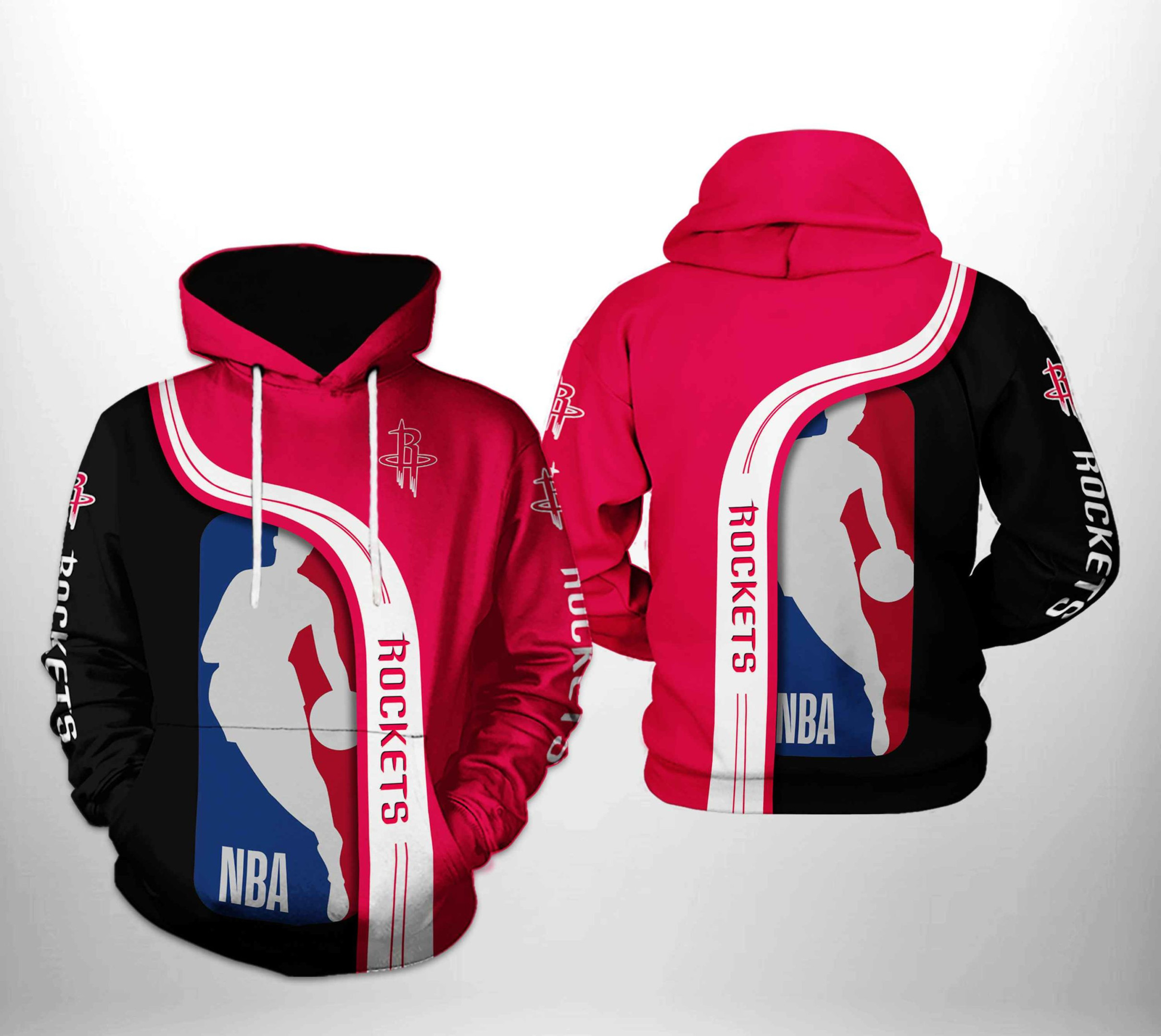 Houston Rockets Team 3D All Over Print Hoodie & Zip Hoodie