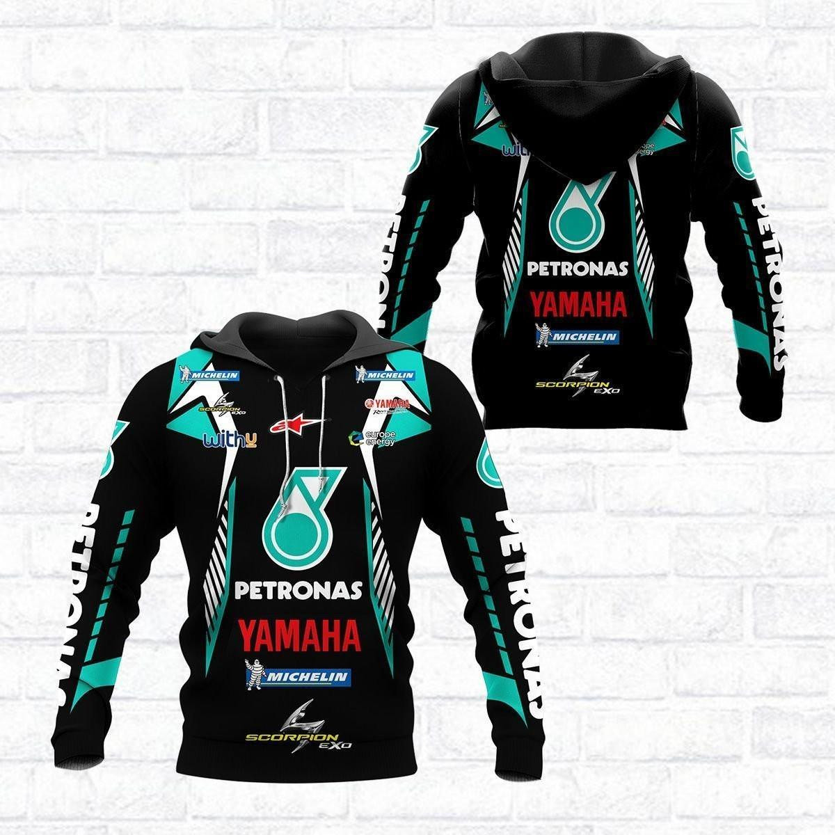 Petronas Yamaha Scorpio Exo All Over Print Hoodie, Zip Hoodie 88