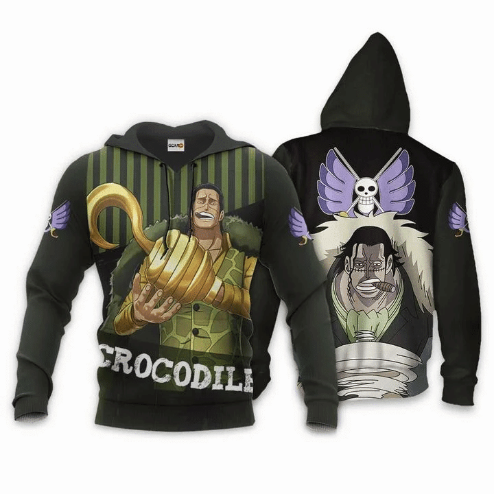One Piece Crocodile One Piece 3d Hoodie Zip Hoodie