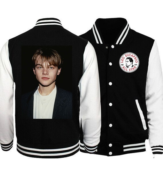 Leonardo Dicaprio Young Handsome Baseball Jacket