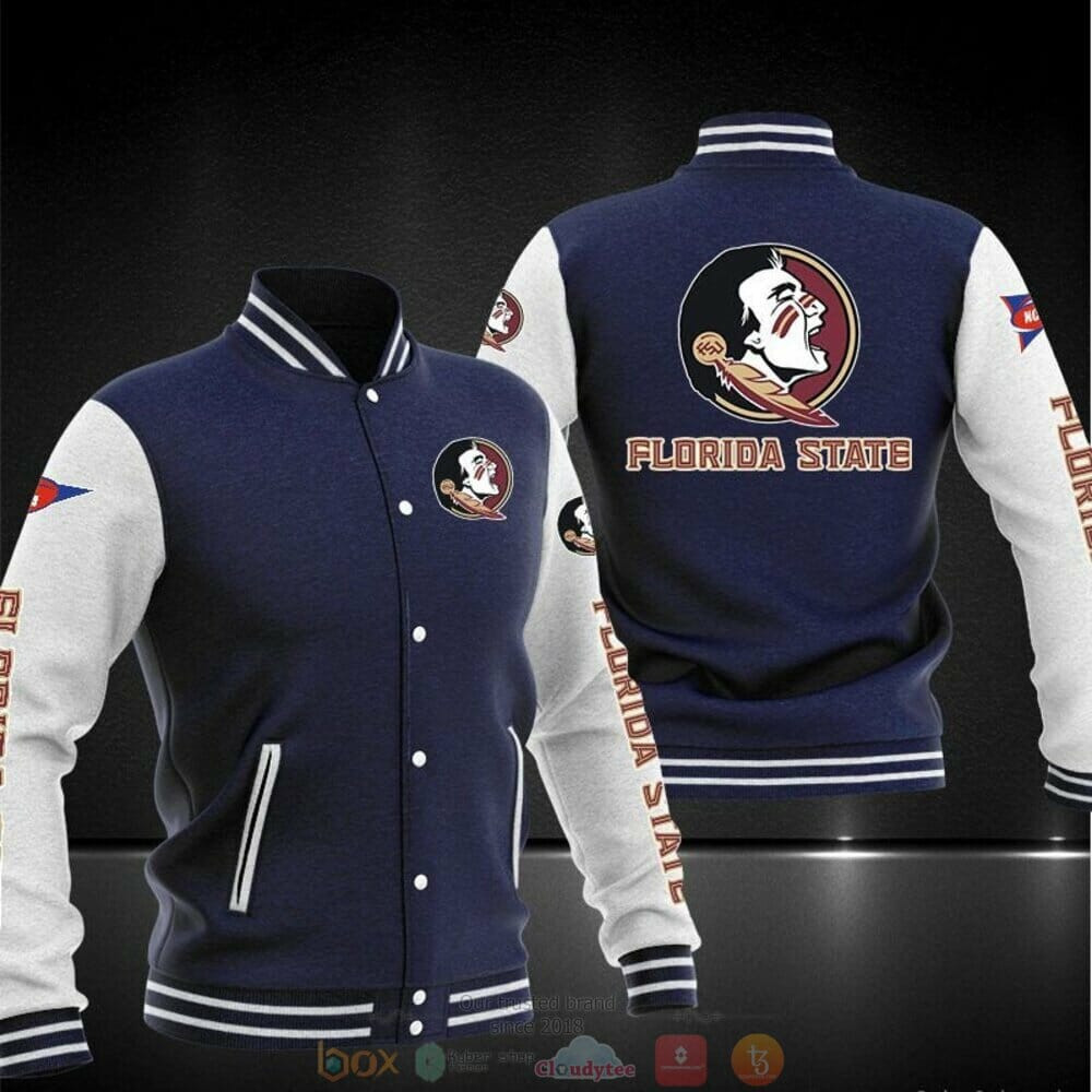 Florida State Seminoles Navy Blue Baseball Jacket
