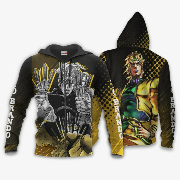 Dio Brando Jojo?s Bizarre Adventure Anime 3k158 Cartoon 3d Hoodie Zip Hoodie 363