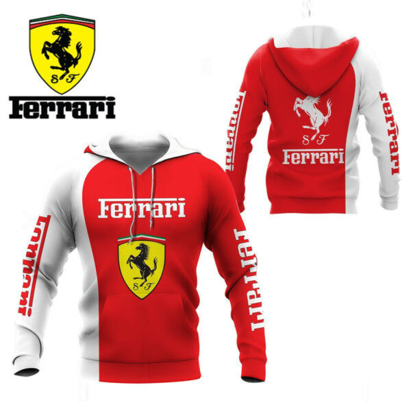 Scuderia Ferrari Luxyry Car 7k963 3d Zip Hoodie Hoodie Ii0 1774