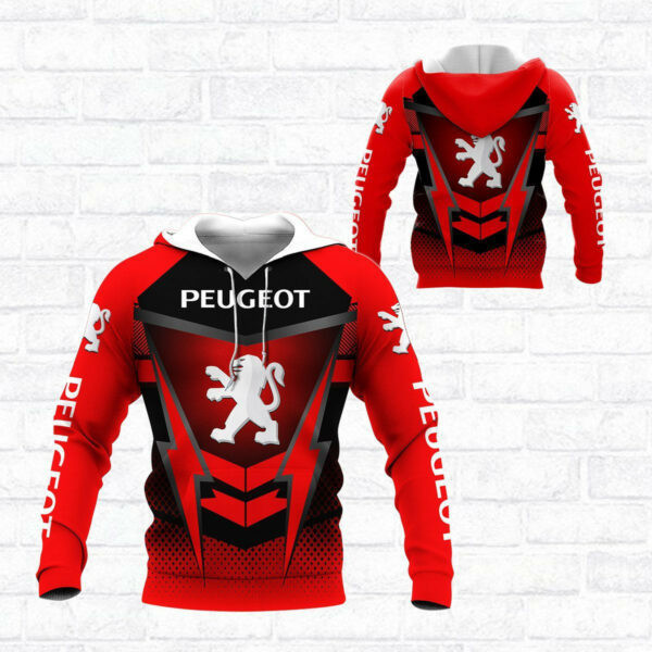Peugeot Shirt 461, 3d Hoodie Zip Hoodie 2055