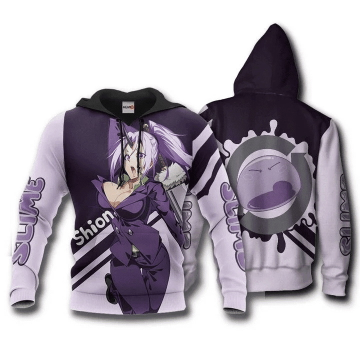 Slime Shion Tensura  3d Hoodie Zip Hoodie