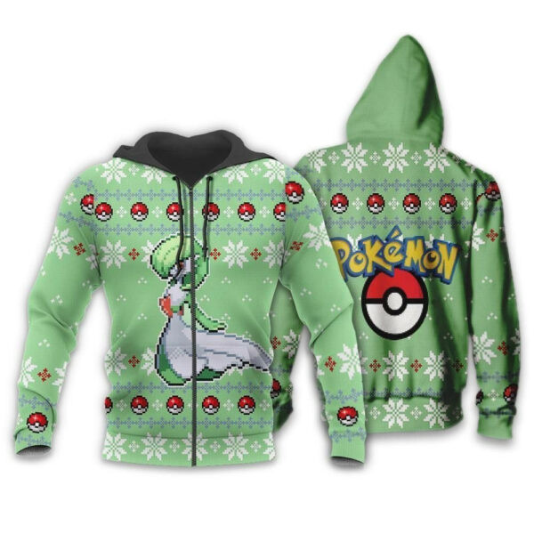 Gardevoir Anime Pokemon Ugly Christmas Sweater 1k829 Cartoon Graphic Outfits Aop 3d Hoodie Zip Hoodie 843