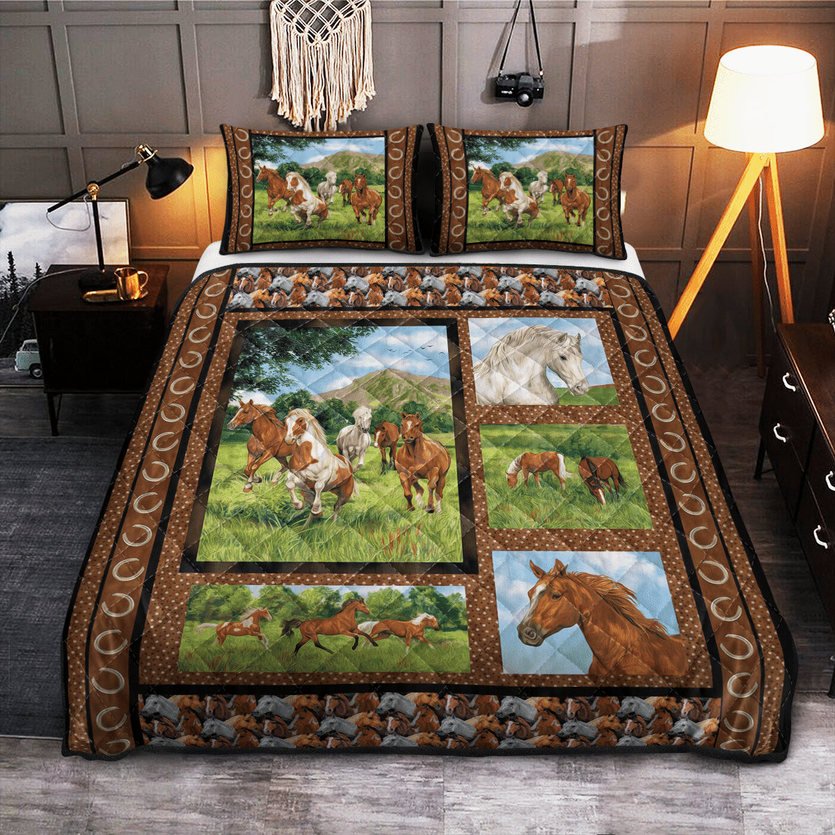 Horse Bedding Set Horse Meadow On The Land Duvet Covers