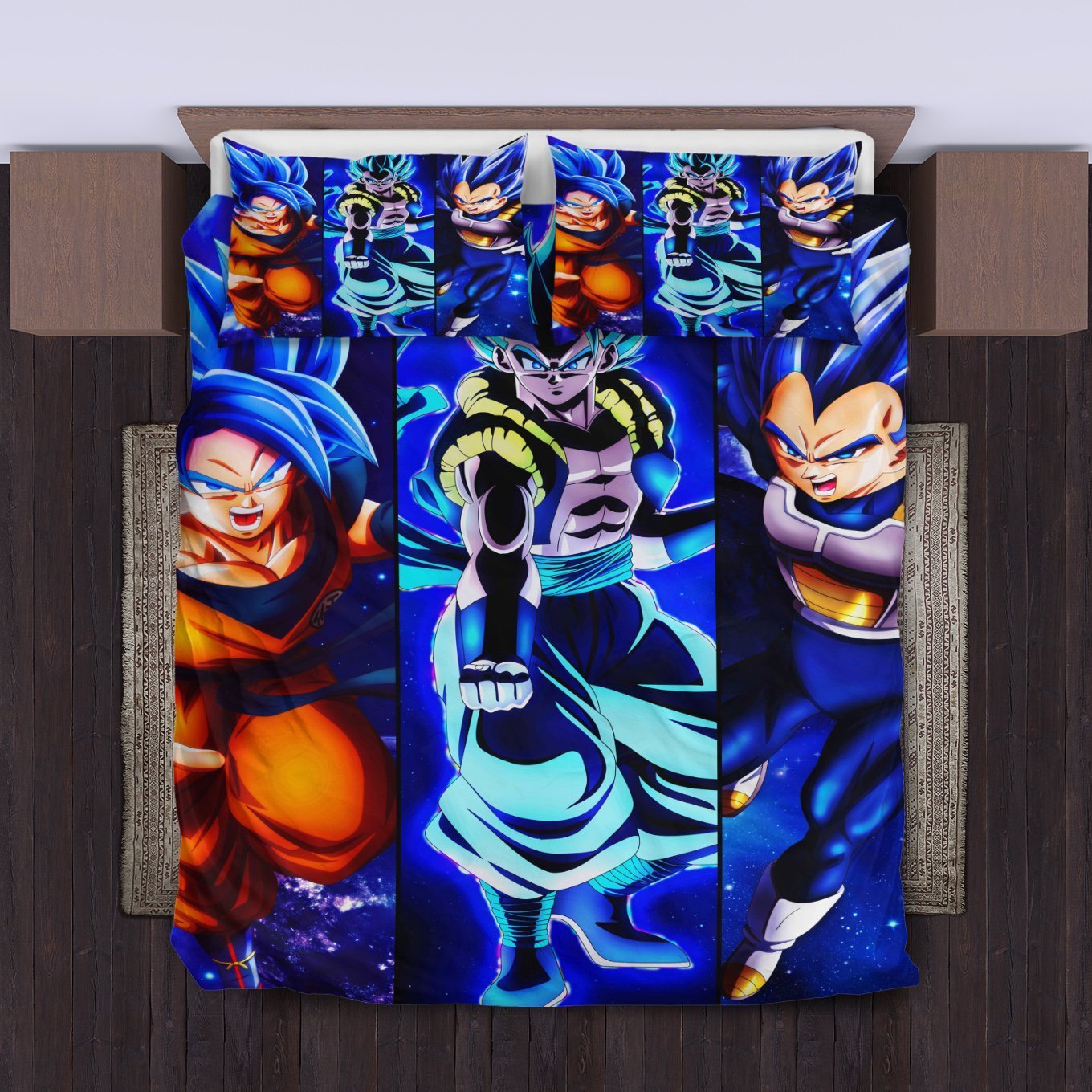 Dragon Ball Bedding Set Super Saiyan Goku Vegeta Duvet Covers