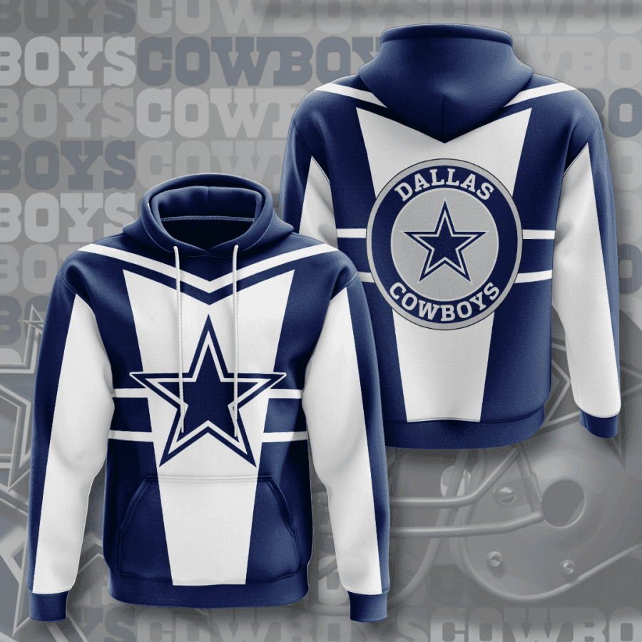 Cowboys 3D All Over Print Hoodie & Zip Hoodie