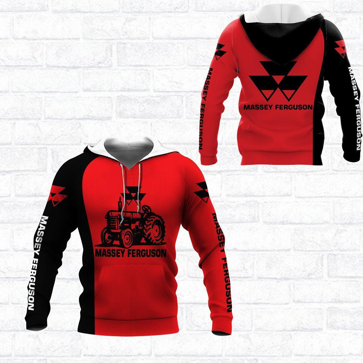 Massey Ferguson Shirt 1003, 3d Hoodie Zip Hoodie