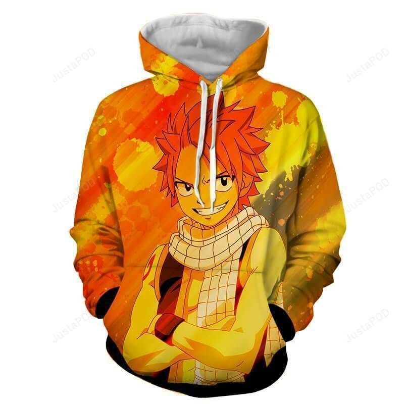 Natsu Dragneel Fairy Tail 3D All Over Print Hoodie & Zip Hoodie