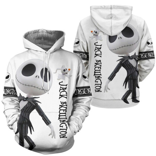 Scary Night Jack Skellington Hoodie And Zip Hoodie, Gift For Fan 3d All Over Print Shirt Hoodie 2895