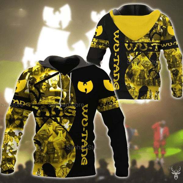 Wu Tang Clan Hip Hop,wu Tang Clan Rock And Roll 2k732 Cartoon 3d Hoodie Zip Hoodie 2586