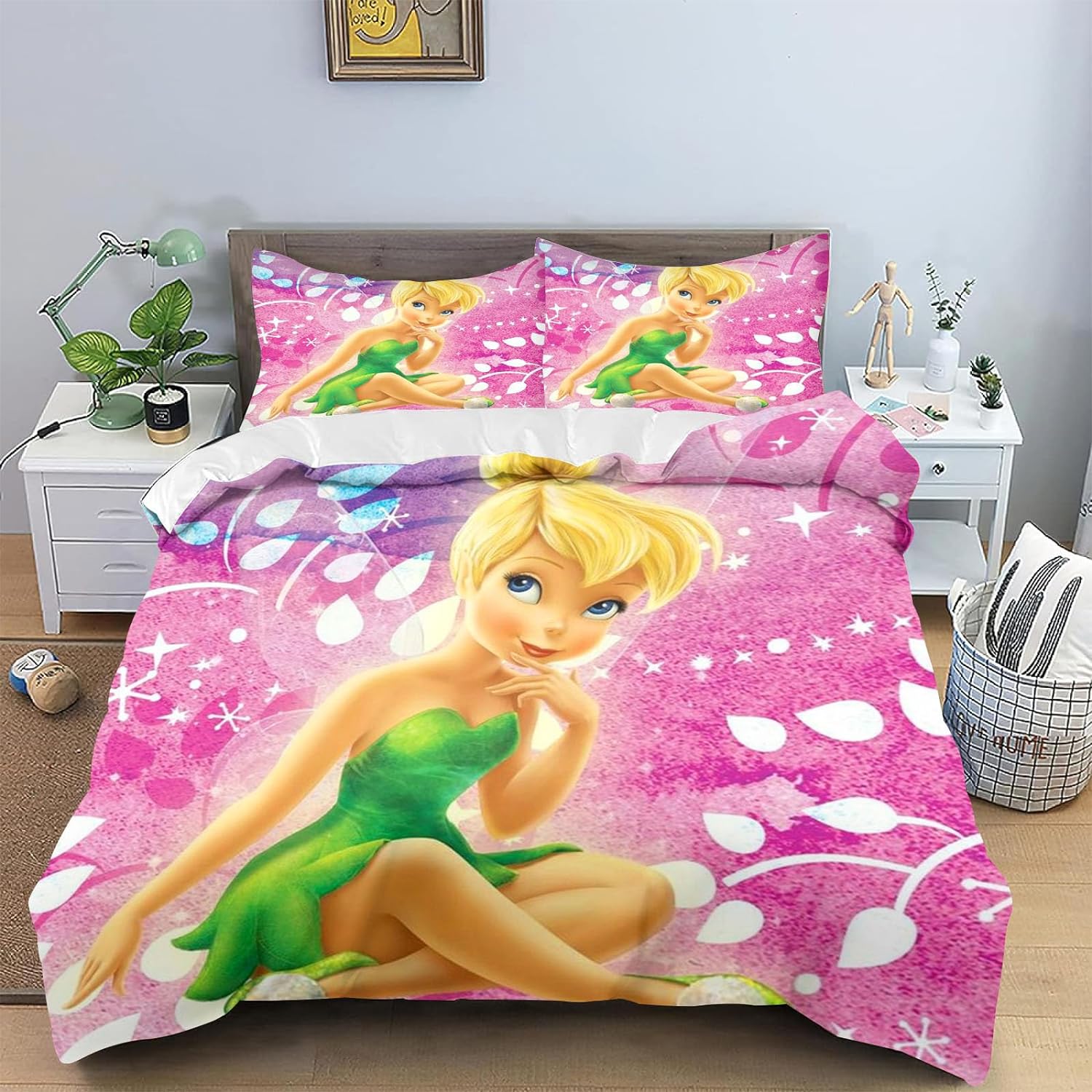 Tinker Bell Bedding Set DN Tinker Bell Fairy Elf Duvet Covers