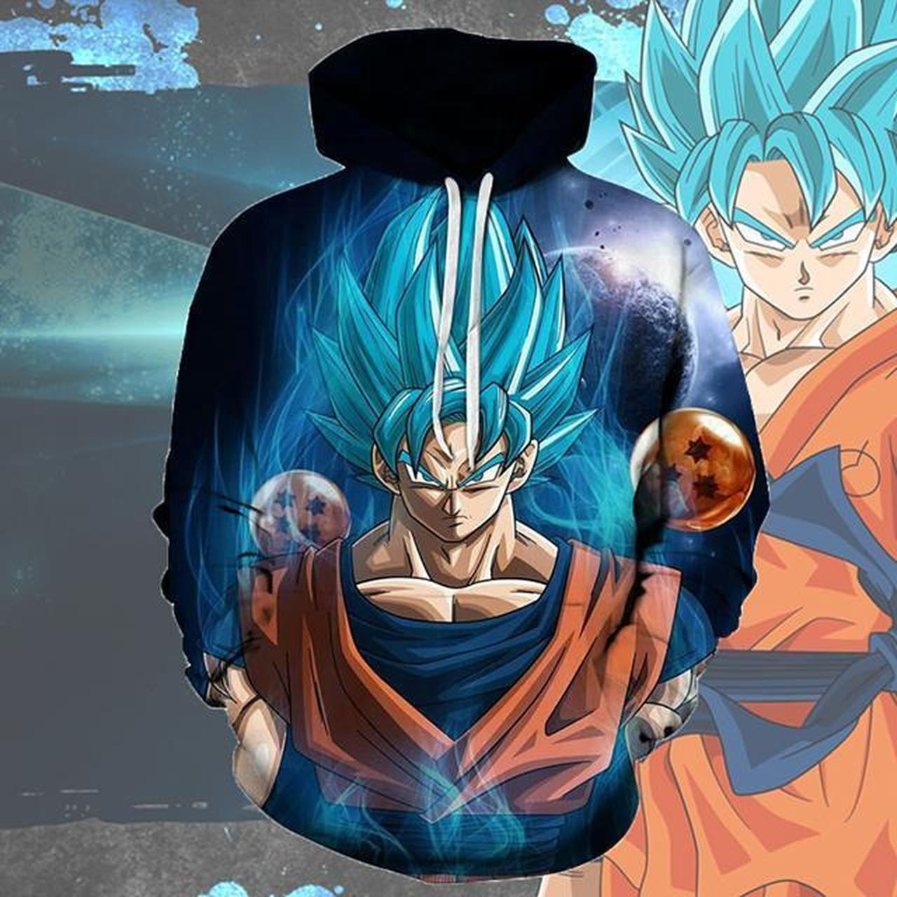 Dragon Ball Z Super Goku 3D All Over Print Hoodie & Zip Hoodie