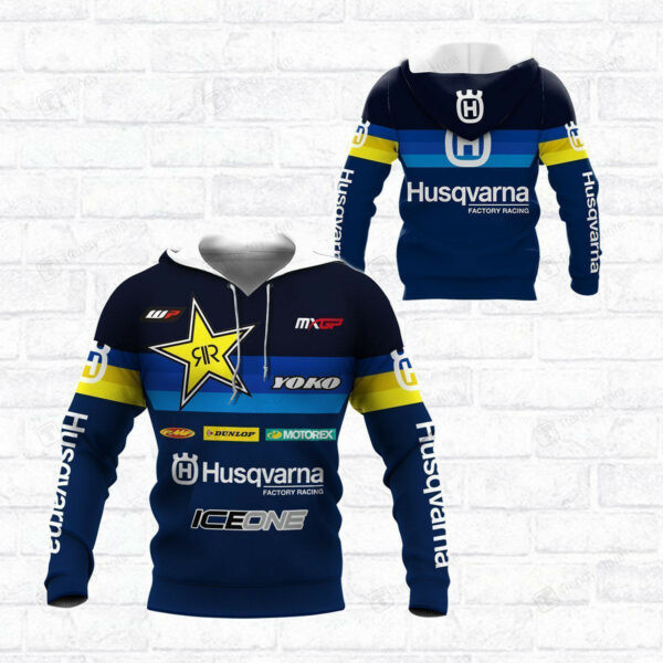 Husqvarna Racing Shirt 553, 3d Hoodie Zip Hoodie 1352