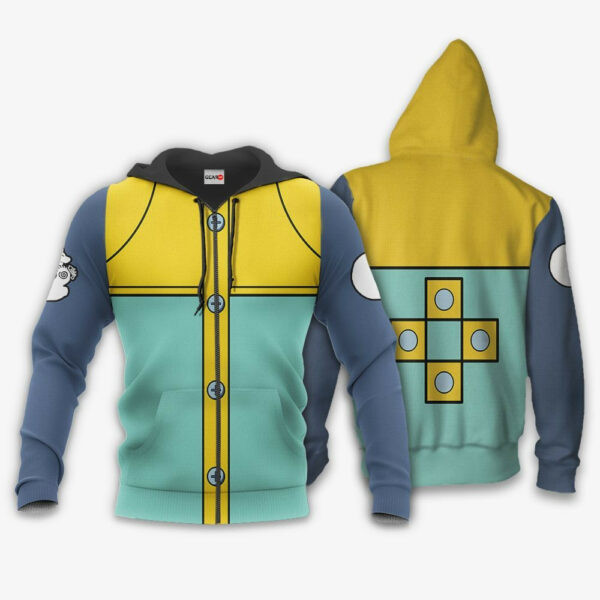 Seven Deadly Sins King Uniform Costume Anime 3k226 Cartoon 3d Hoodie Zip Hoodie 1909
