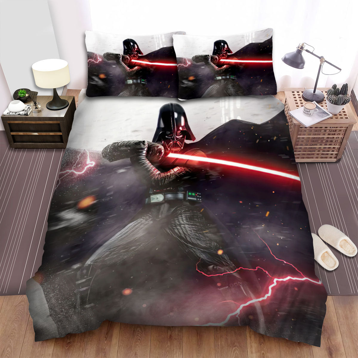 SW Bedding Set Action Poses Darth Vader Duvet Covers