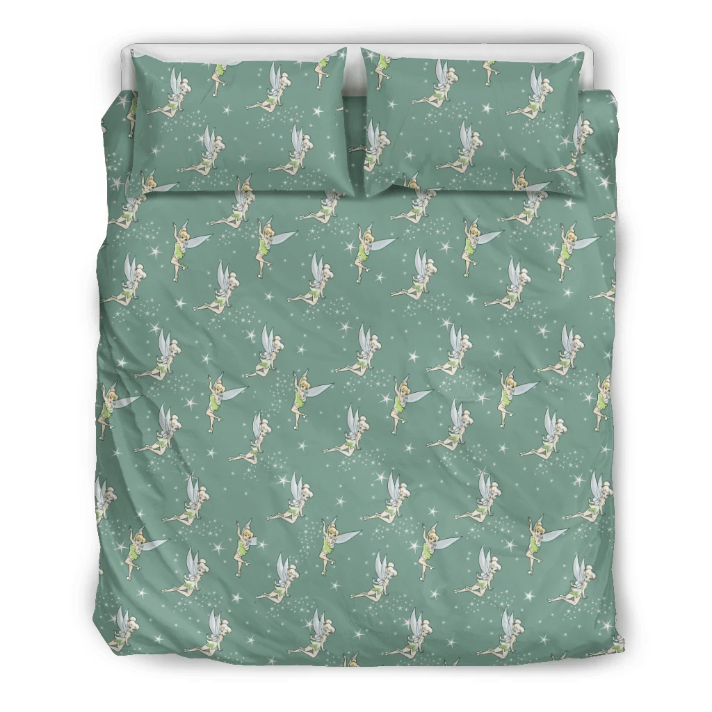 Tinker Bell Bedding Set DN Tinker Bell Fairy Pattern Duvet Covers