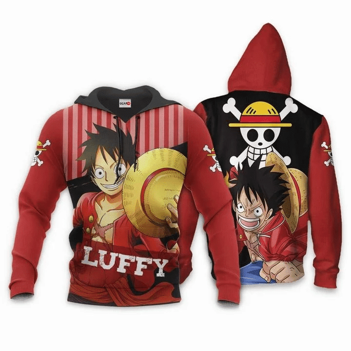 Monkey D Luffy One Piece 3d Hoodie Zip Hoodie