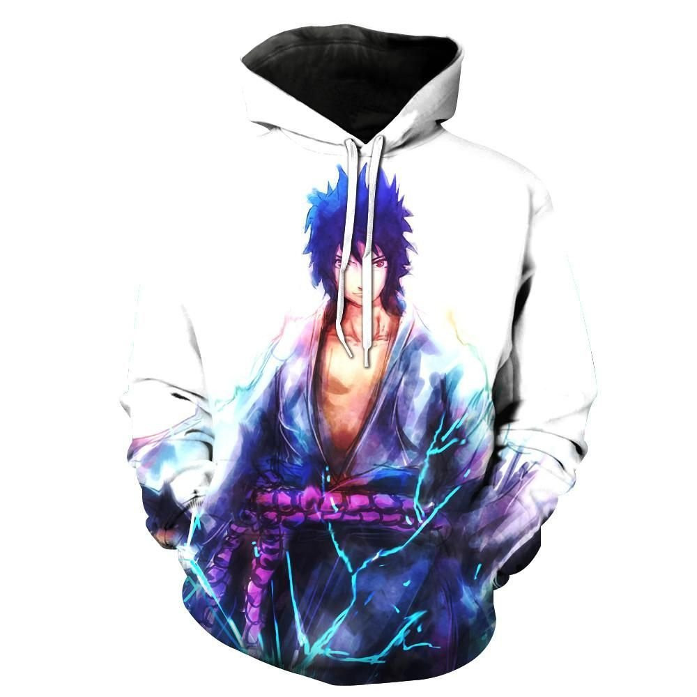 Sasuke Uchiha Naruto 3D All Over Print Hoodie & Zip Hoodie