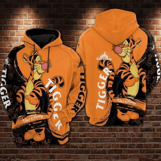 Tigger Winnie The Pooh World 102 Cartoon Graphic Outfits Aop Hoodie 1787