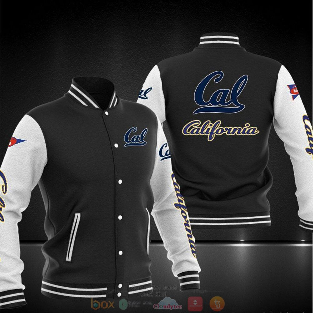 California Golden Bears Black Baseball Jacket