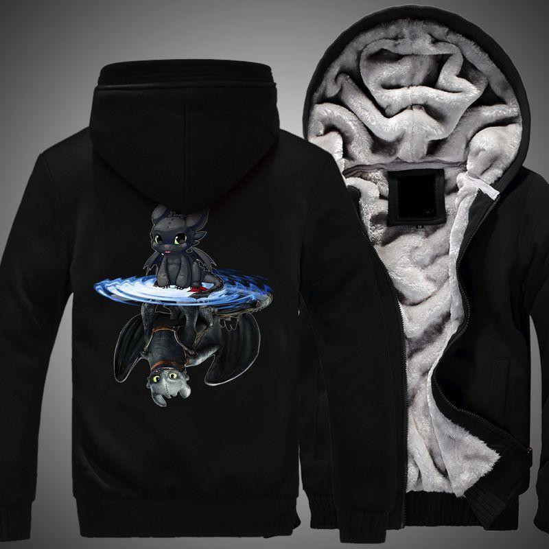 How To Train Your Dragon Toothless 1k166 Fleece Jacket
