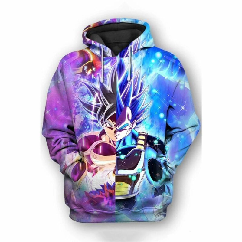 Goku Cartoon Dragon Ball 13 Over Print 3d Hoodie Zip Hoodie