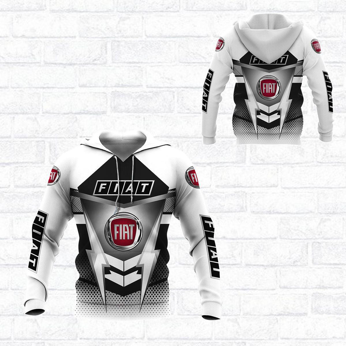 Fiat Shirt 1030, 3d Hoodie Zip Hoodie