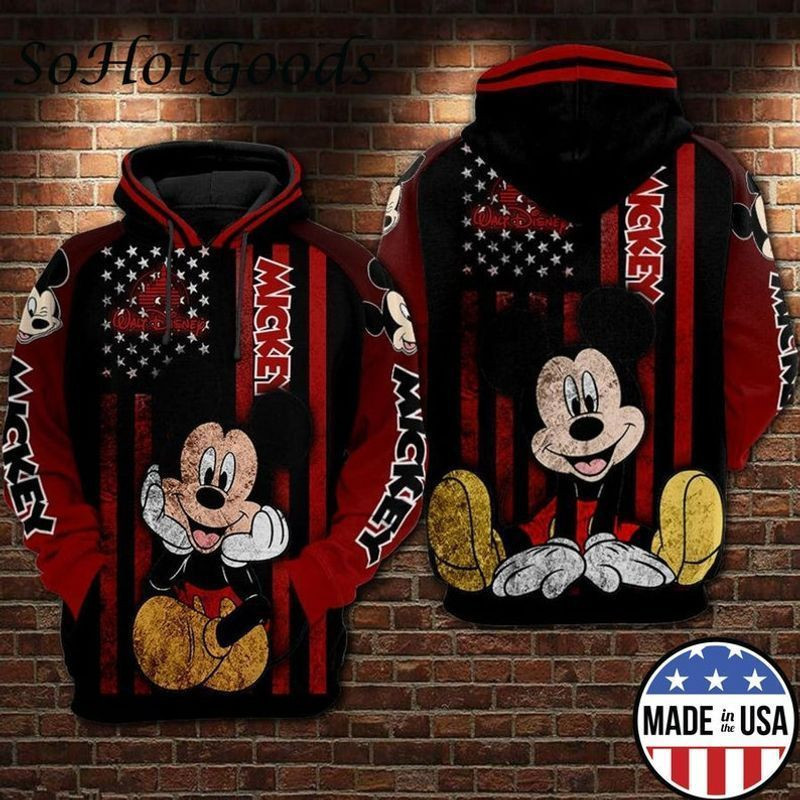 Mickey Full Over Printing 3d Hoodie 454