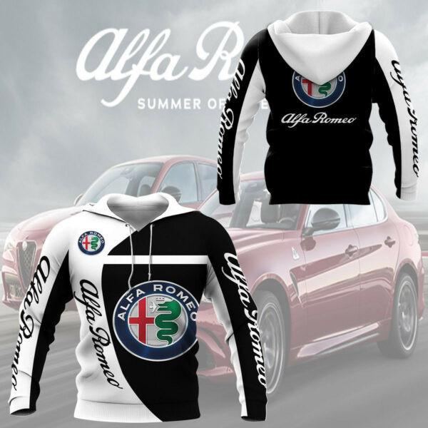 Alfa Romeo Shirt 190, 3d Hoodie Zip Hoodie 653