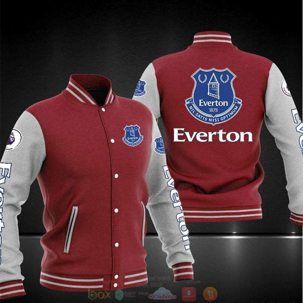 Everton FC Maroon Baseball Jacket