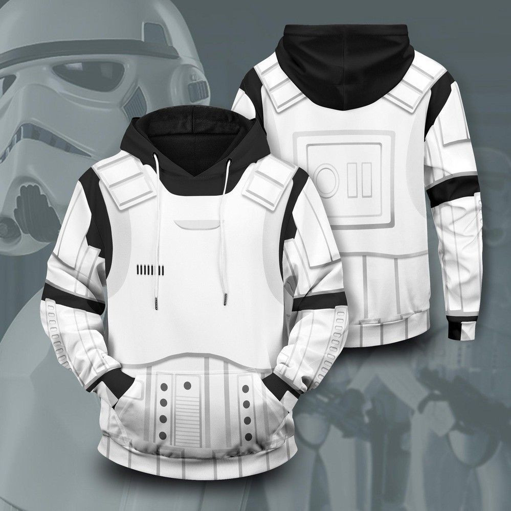 Star Wars The Mandalorian The Empire Storm Trooper 3D All Over Print Hoodie & Zip Hoodie