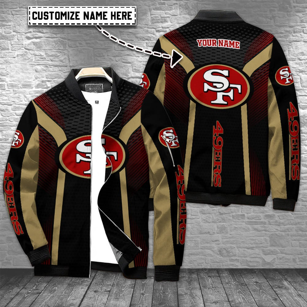 San Francisco 49ers Personalized Bomber Jacket BG516