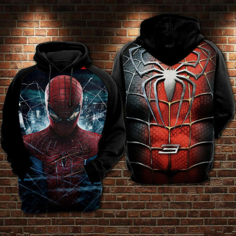 Spider Man- 3d Full Print Hoodies - Zip Hoodie 11