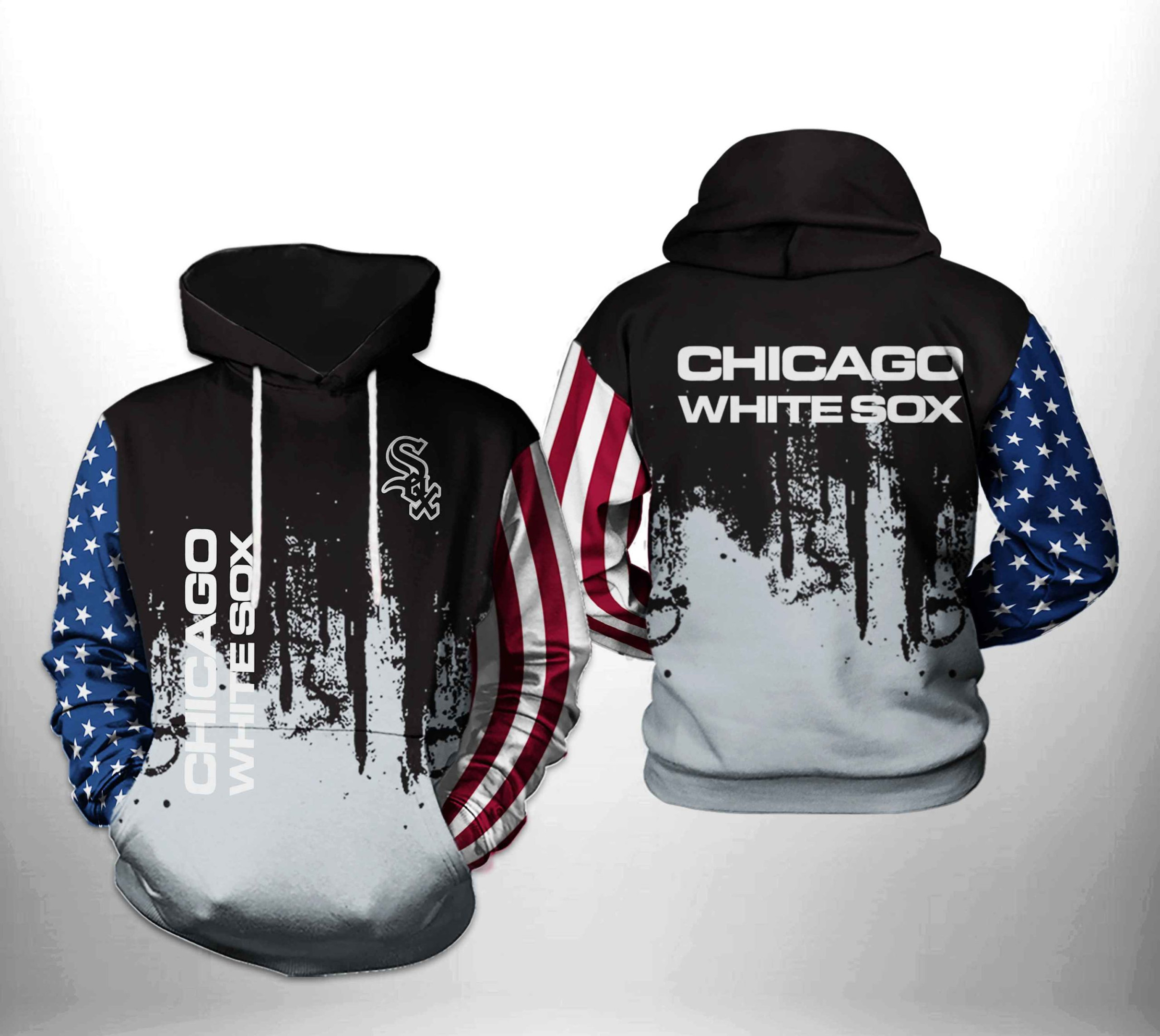 Chicago White Sox MLB Team US 3D All Over Print Hoodie & Zip Hoodie
